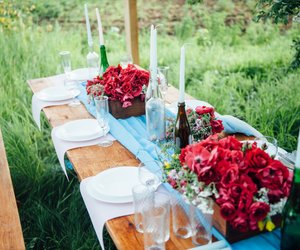 Tischdeko für Hochzeit selber machen