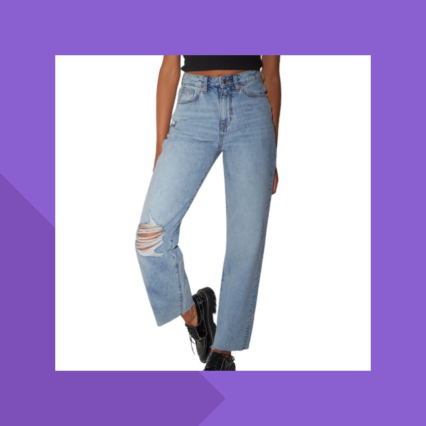 Loose Fit Jeans - High Waist