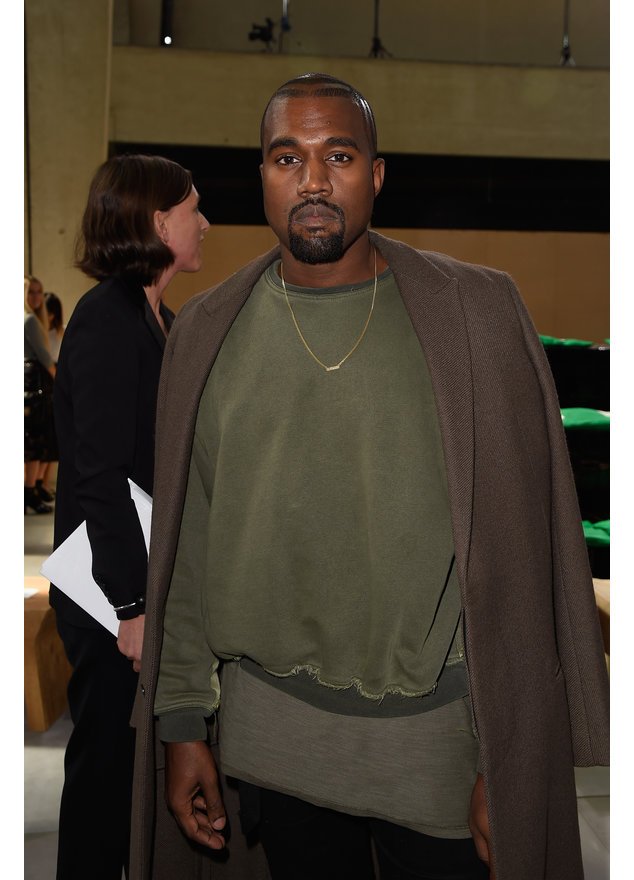 Kanye West auf der Pariser Fashion Week Kanye West auf der Pariser Fashion Week
