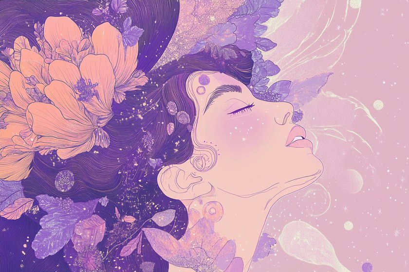Illustration einer Frau