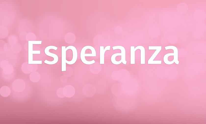 Vorname Esperanza