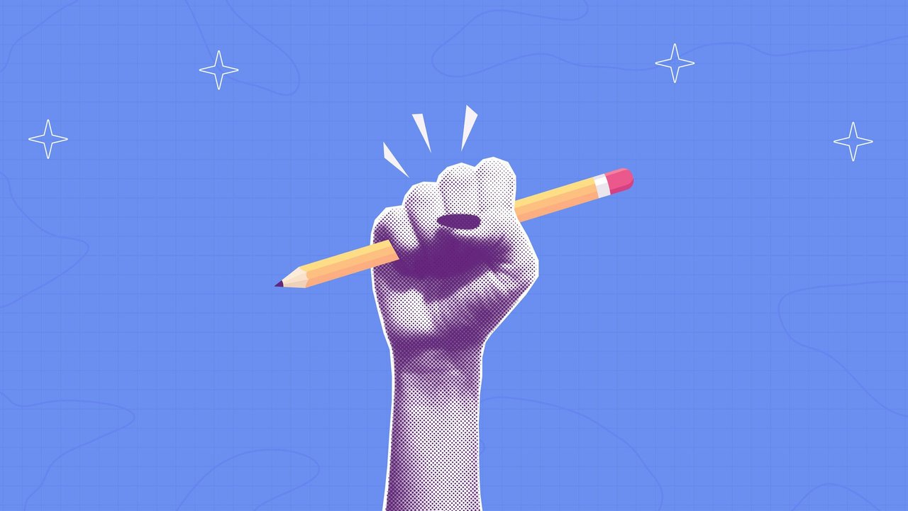 zeichnung von hand mit Stift