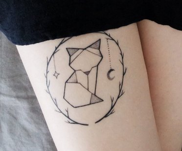 Origami Tattoos 33 Tolle Motive Vorlagen Desiredde