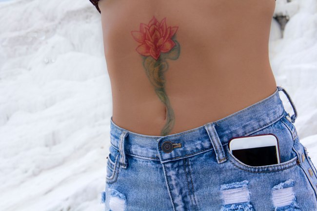 Lotusblumen Tattoo