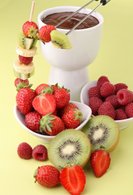 Schokoladenfondue als schneller Partysnack Schokoladenfondue als schneller Partysnack