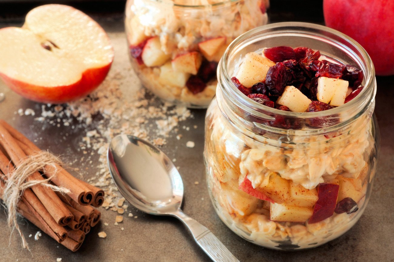 Apfel Zimt Overnight Oats Apfel Zimt Overnight Oats