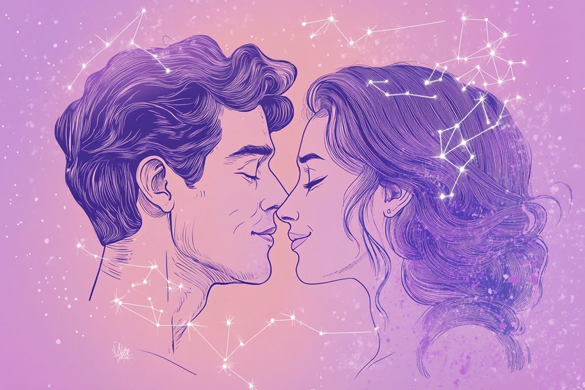 Illustration eines Paares