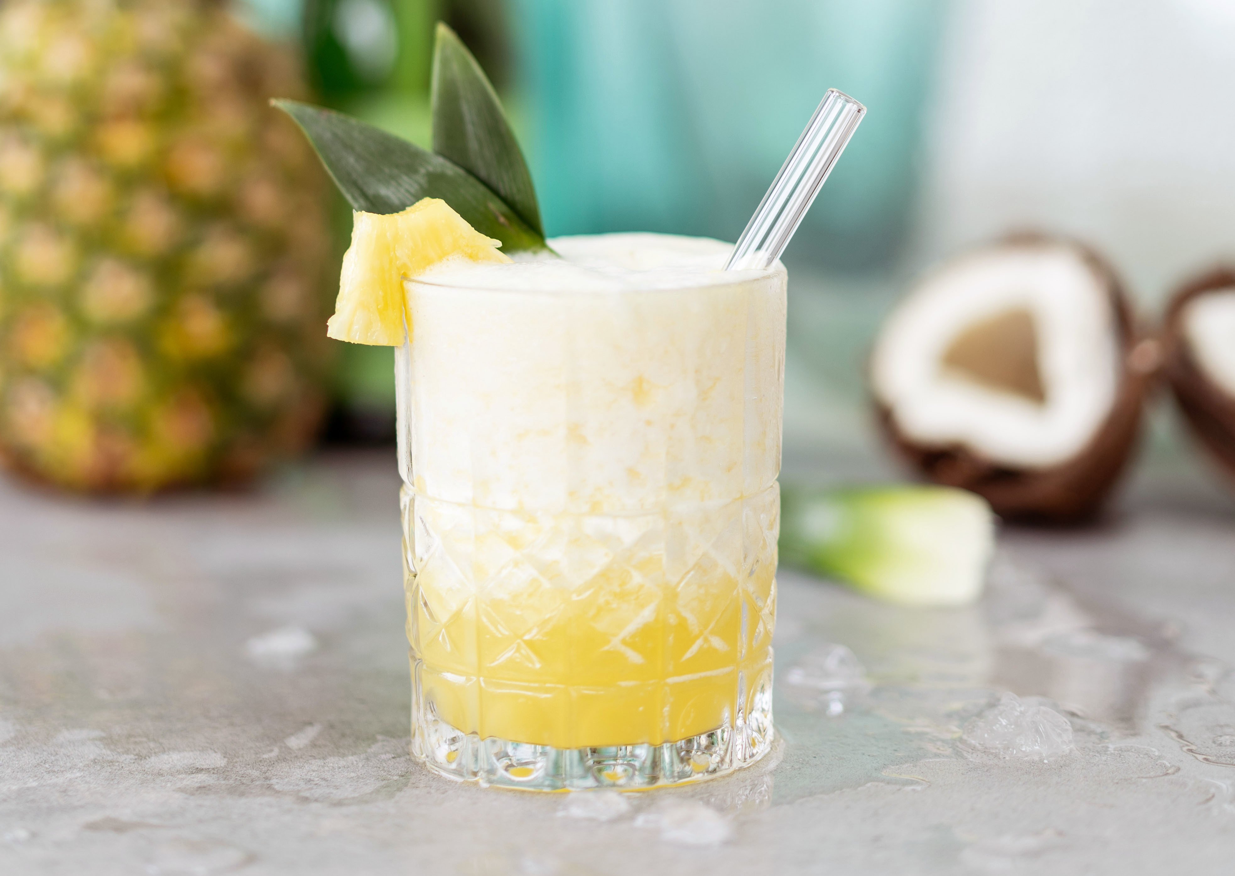 Ananas Weißwein Cocktail