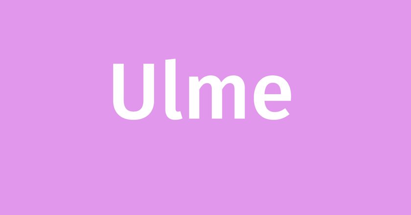 Ulme Name