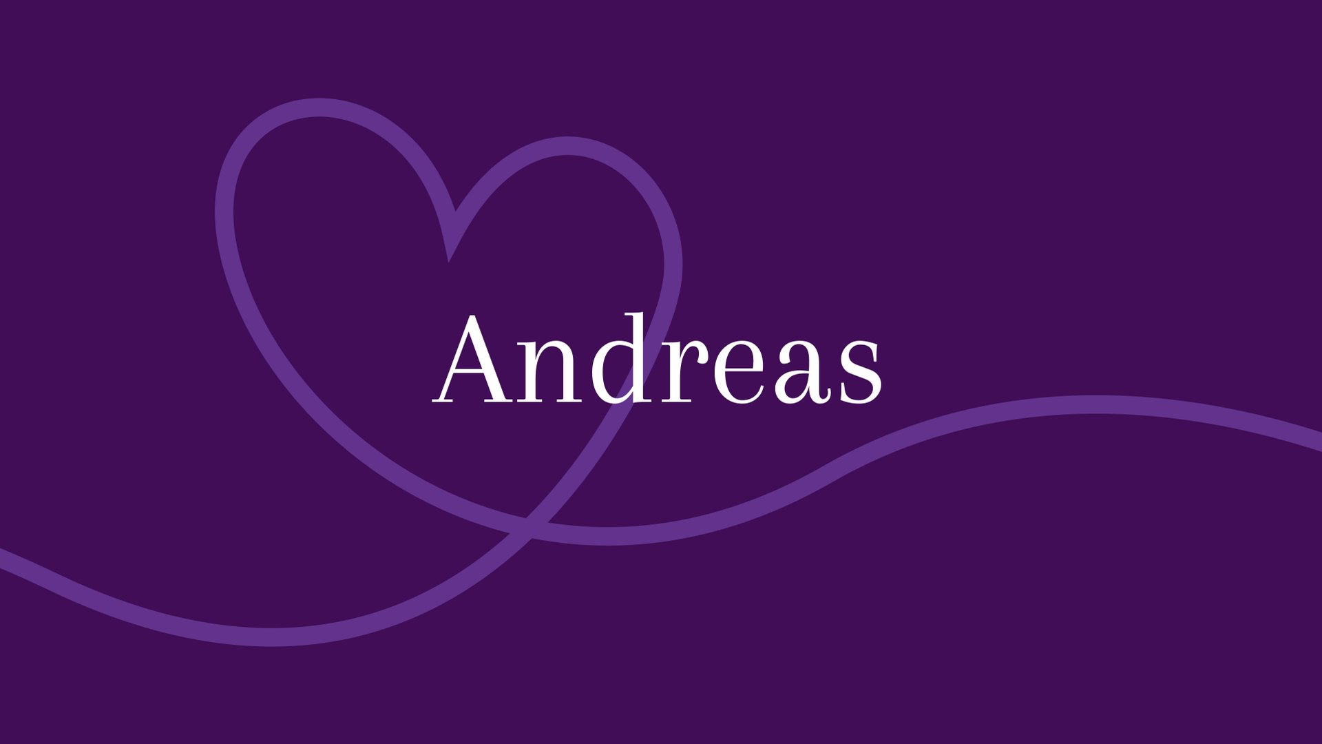 Andreas Herkunft und Bedeutung des Vornamens