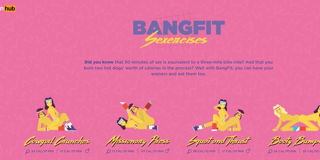 BangFit: Fitness beim Sex mit PornHub