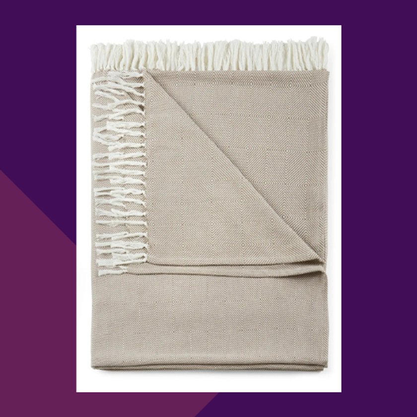 Bonprix Deko - Überwurf mit Fransen