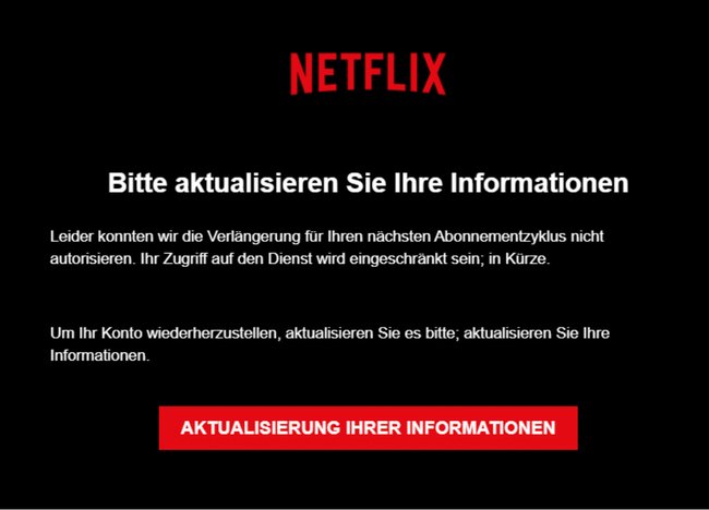 Netflix Betrug