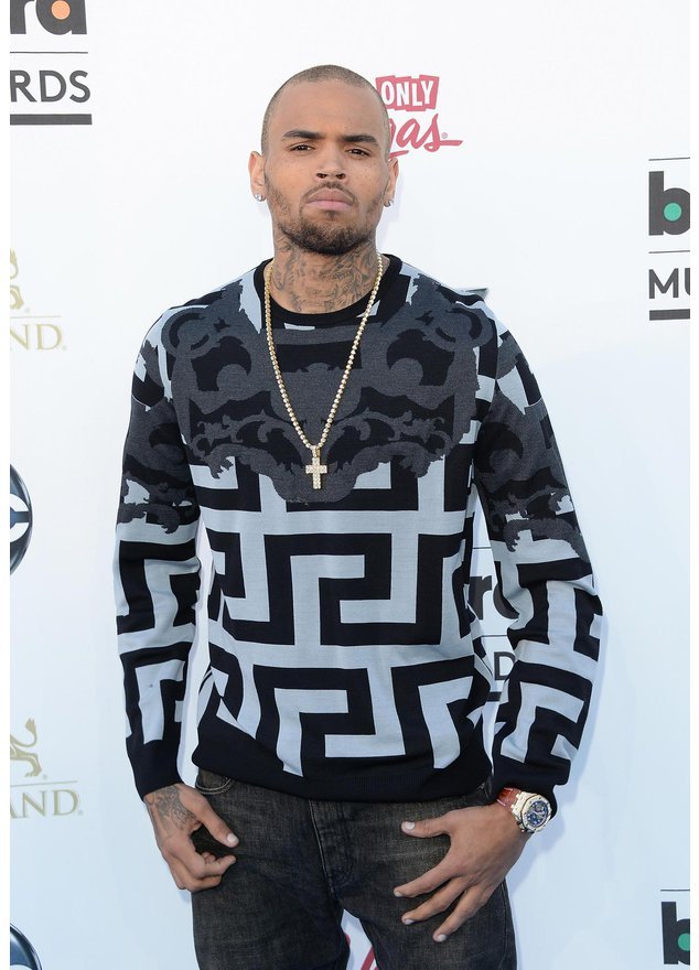 Chris Brown auf dem roten Teppich Chris Brown auf dem roten Teppich
