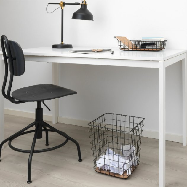 Home-Office mit IKEA: PLEJA Papierkorb