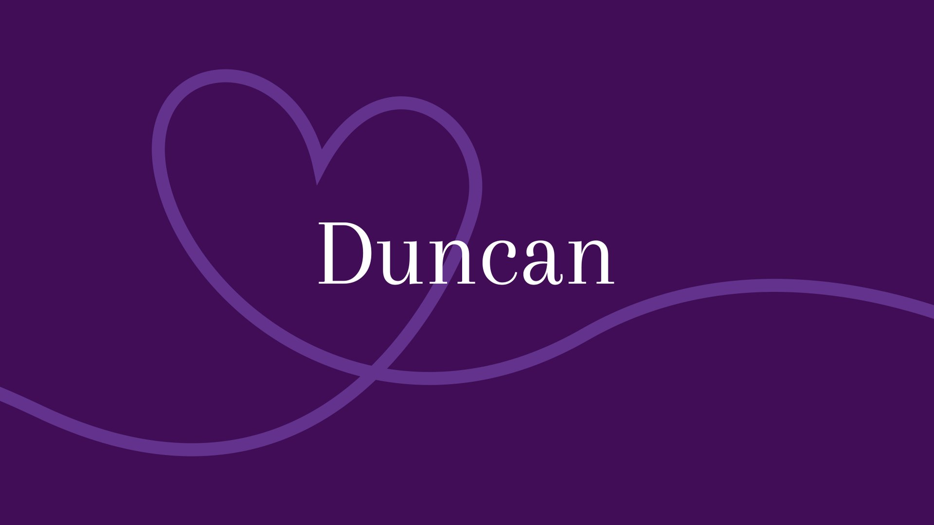Duncan - Herkunft und Bedeutung des Vornamens