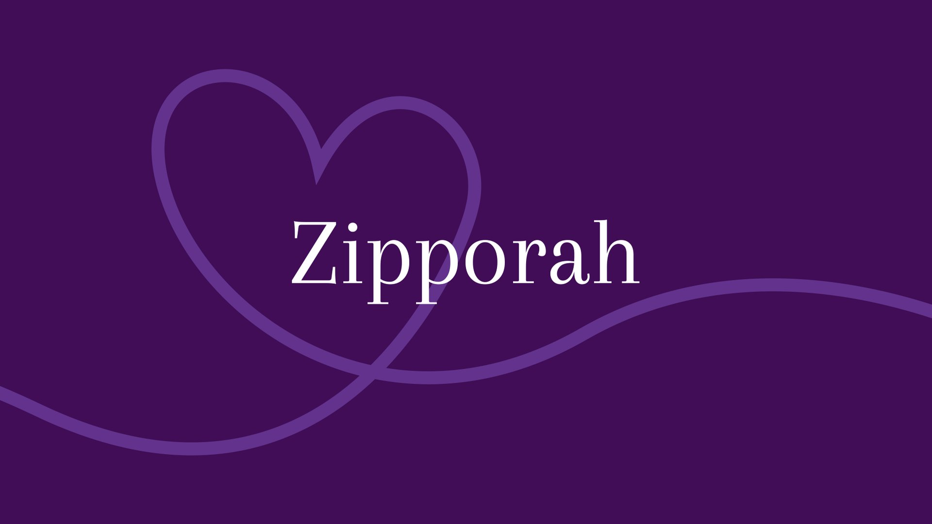 Zipporah Herkunft und Bedeutung des Vornamens