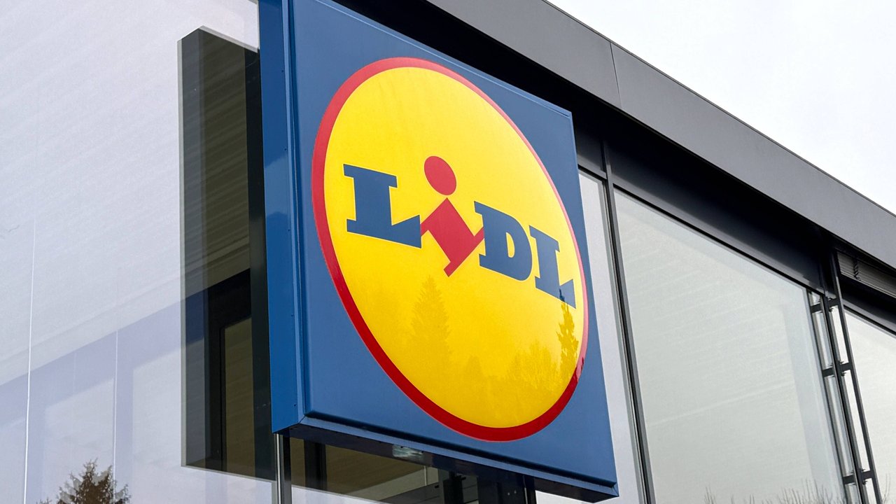 Außenwerbung von Lidl