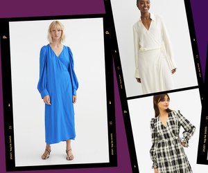 Fashion-Trend: Die coolsten Winter-Wickelkleider von H&M