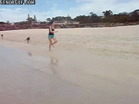 Joggen am Strand Joggen am Strand
