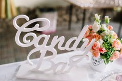 Candy Bar Schild Candy Bar Schild