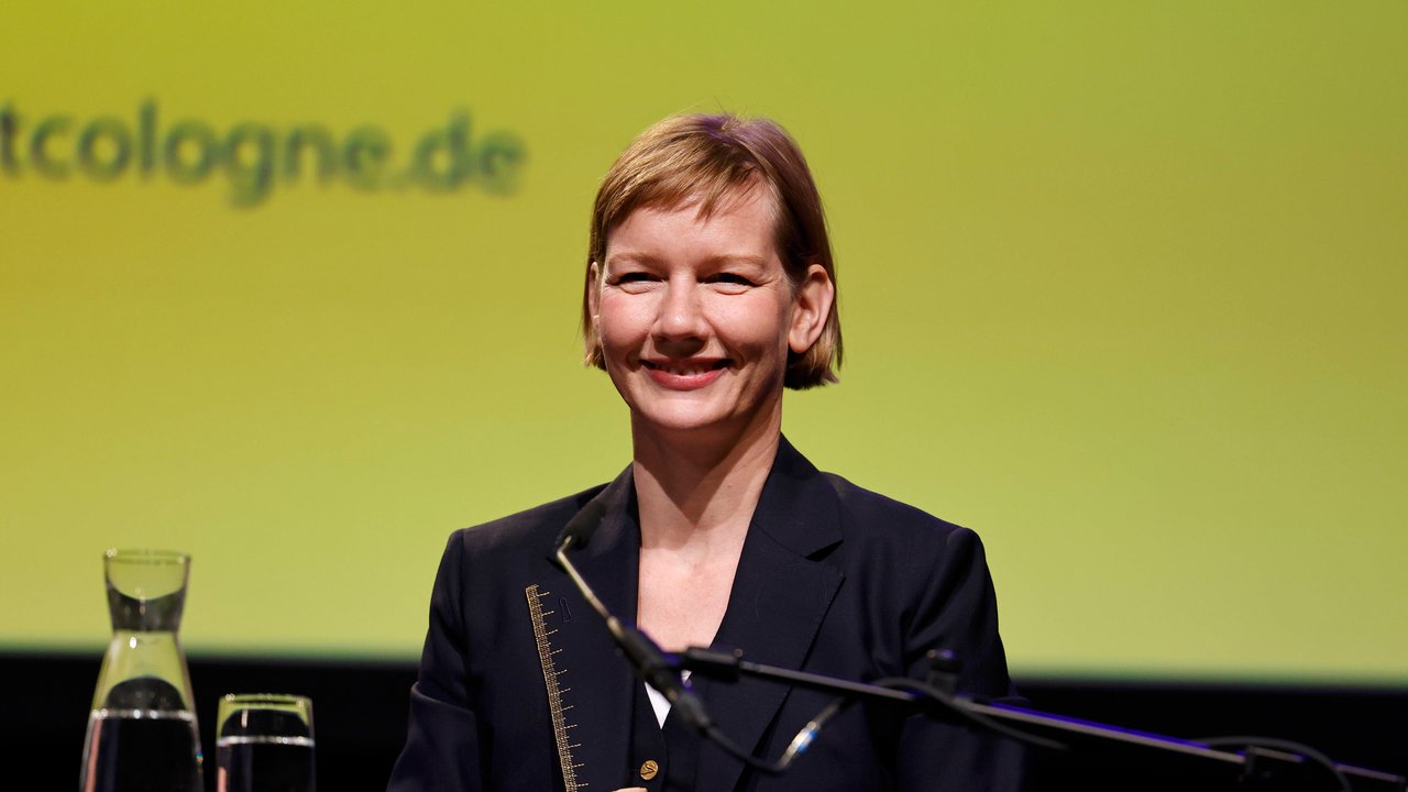 Sandra Hüller auf der Litcologne 2024.