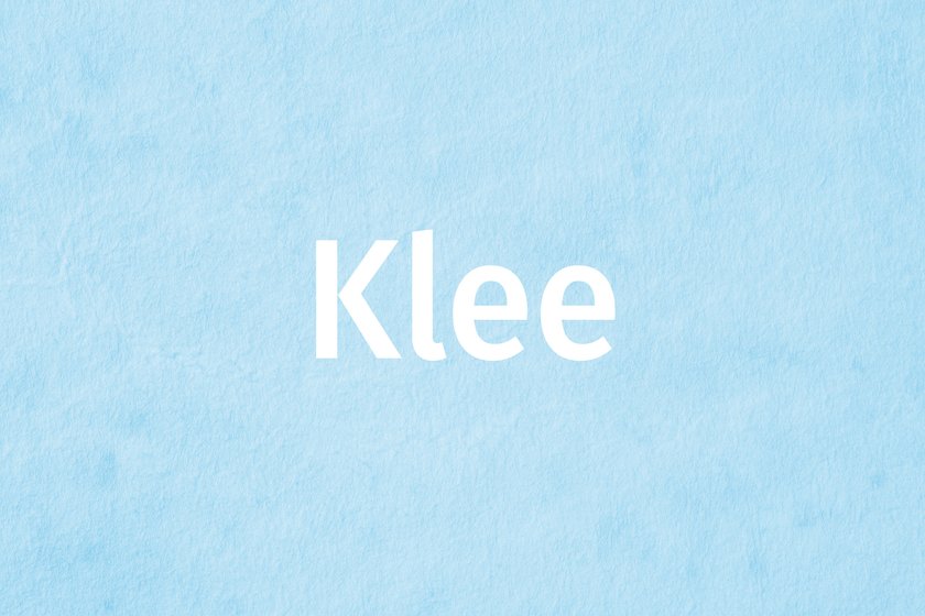 #13 Klee