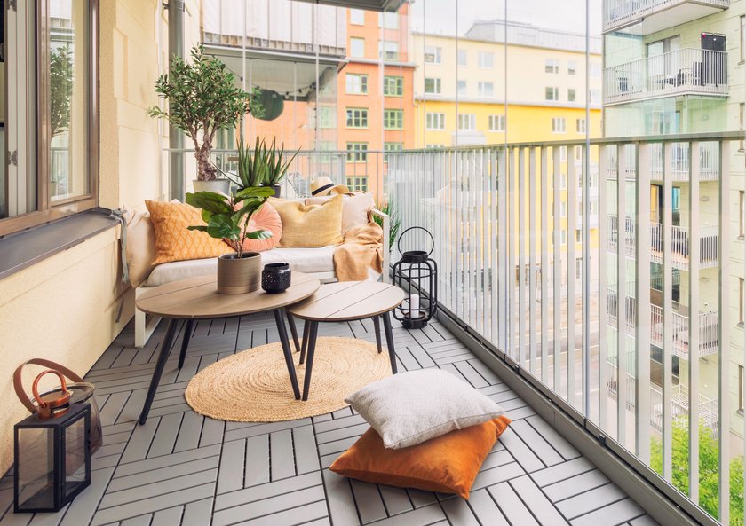 Hübscher Balkon