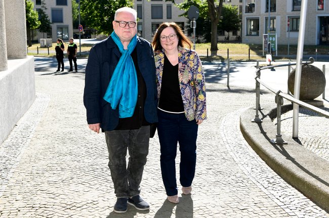 Kunze mit seiner zweiten Ehefrau Gabriele.