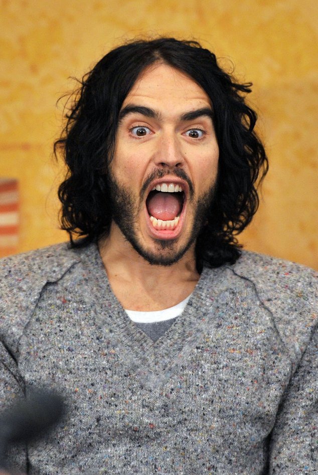 Russell Brand aufgedreht wie eh und je Russell Brand aufgedreht wie eh und je