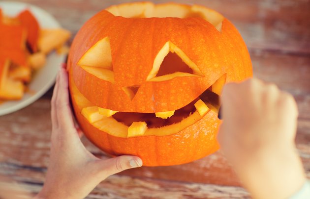 Halloweenkürbis Halloweenkürbis