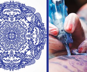 Blue-China-Tattoos: Klassisch und ladylike