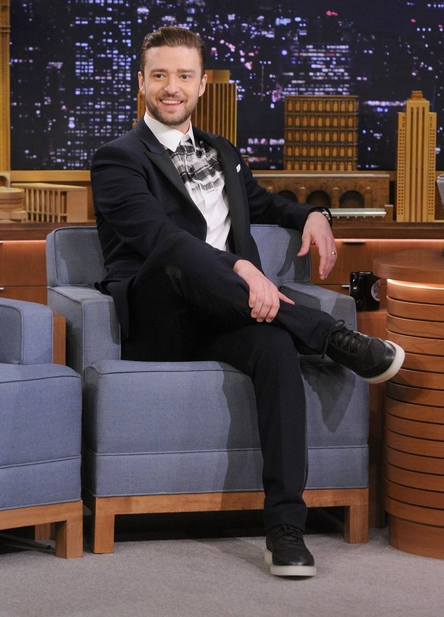 Justin Timberlake bei einem TV-Auftritt Justin Timberlake bei einem TV-Auftritt