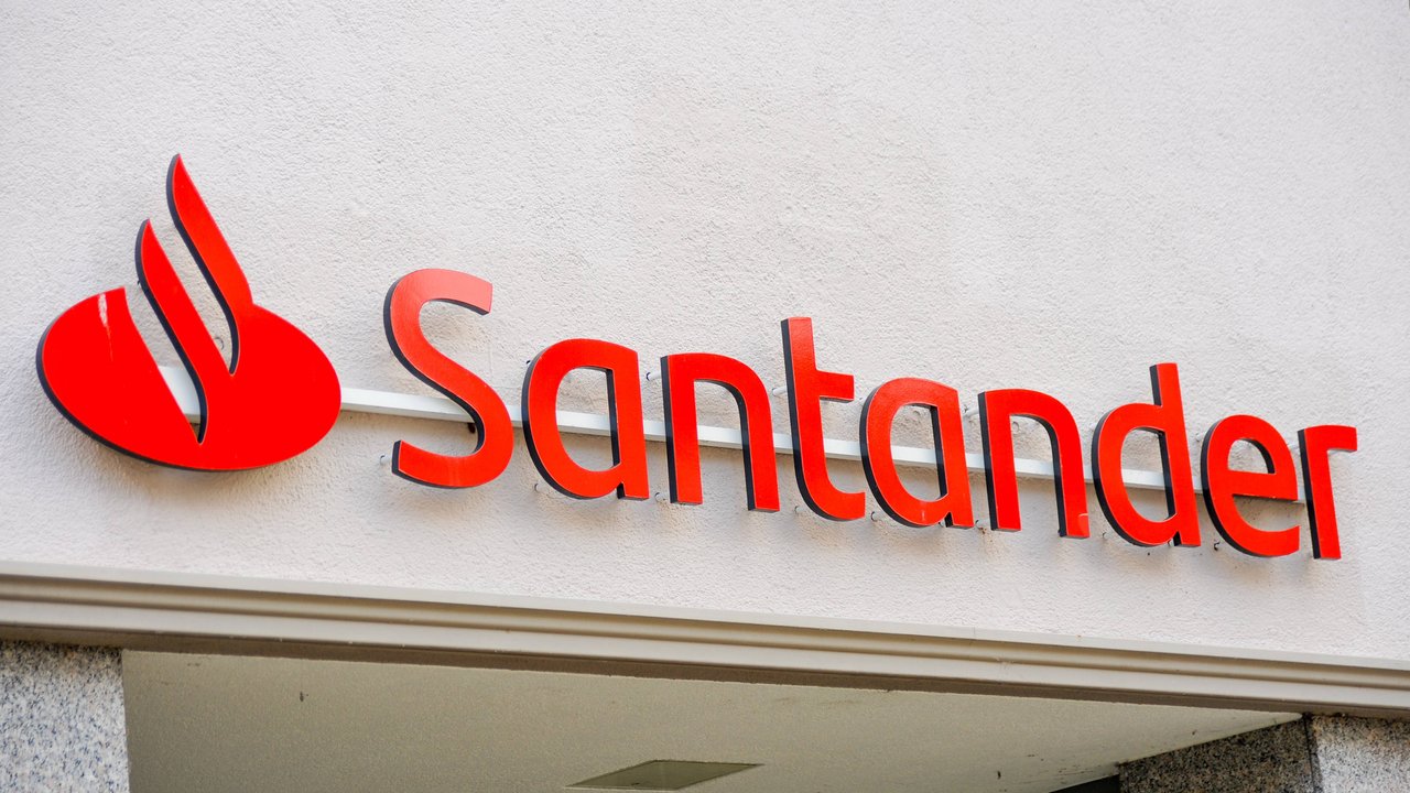 Die Santander-Bank bietet auch Online-Banking an.