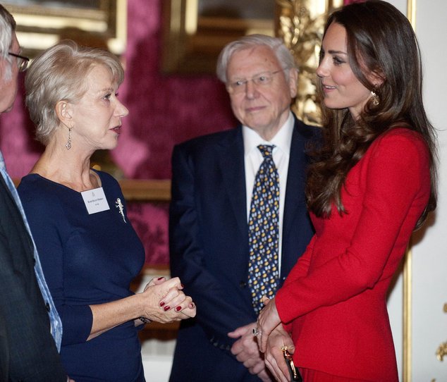 Kate Middleton und Helen Mirren Kate Middleton und Helen Mirren