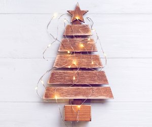 Diese süße LED-Holztanne von Amazon ist der perfekte Mini-Weihnachtsbaum für dein Zuhause