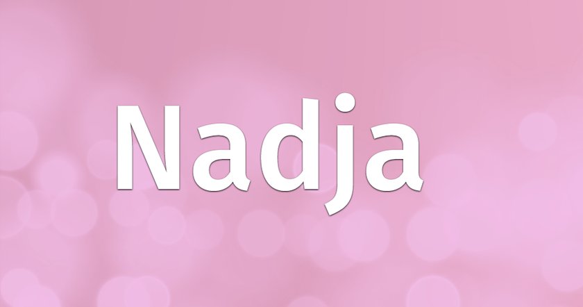 Vorname Nadja