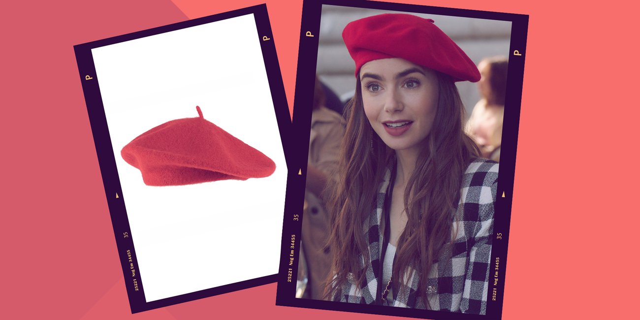 Emily in Paris Baret Rot Emily in Paris Baret Rot
