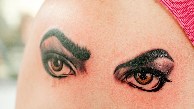 Augen Tattooo Schulter Augen Tattooo Schulter