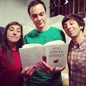 Big Bang Theory: Die Stars Mayim Bialik, Jim Parsons und Simon Helberg Big Bang Theory: Die Stars Mayim Bialik, Jim Parsons und Simon Helberg