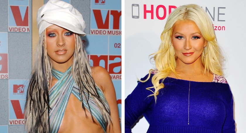 Christina Aguilera vorher nachher
