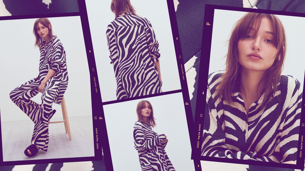 H&M Trend-Kombi Zebra Cozy & chic