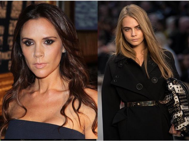 Cara Delevingne und Victoria Beckham Cara Delevingne und Victoria Beckham