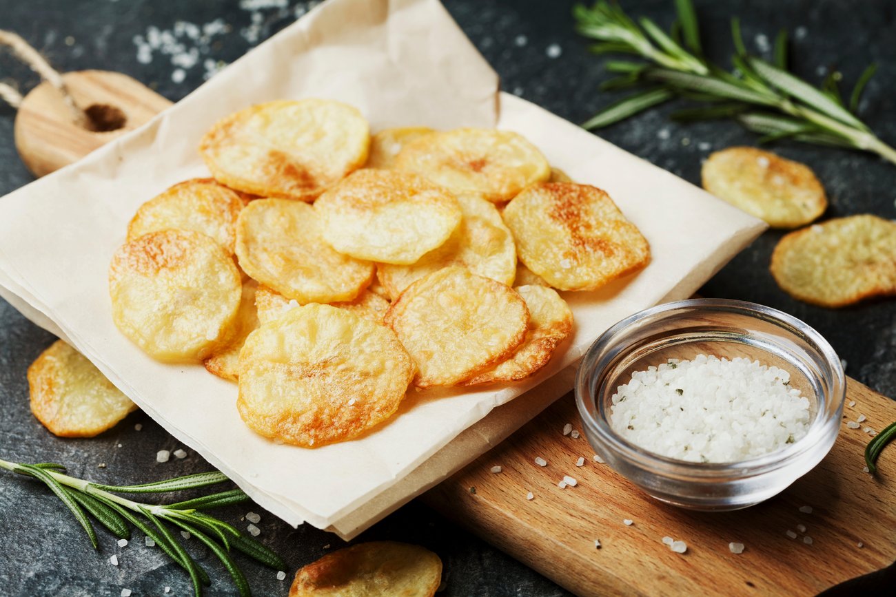 Kartoffelchips selber machen Kartoffelchips selber machen