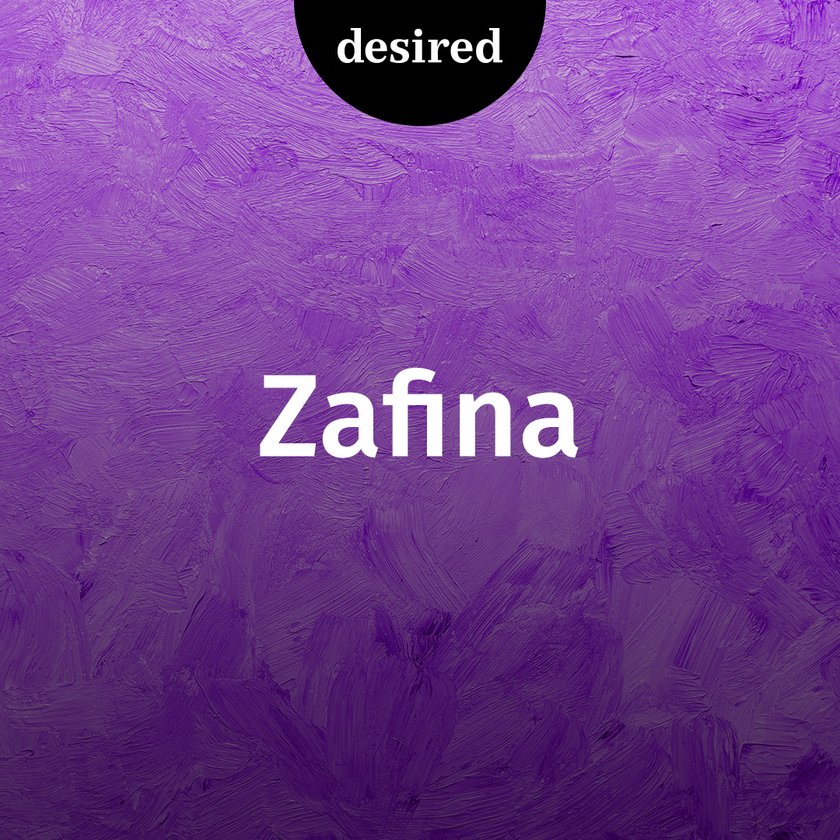 Mädchennamen mit Z Zafina