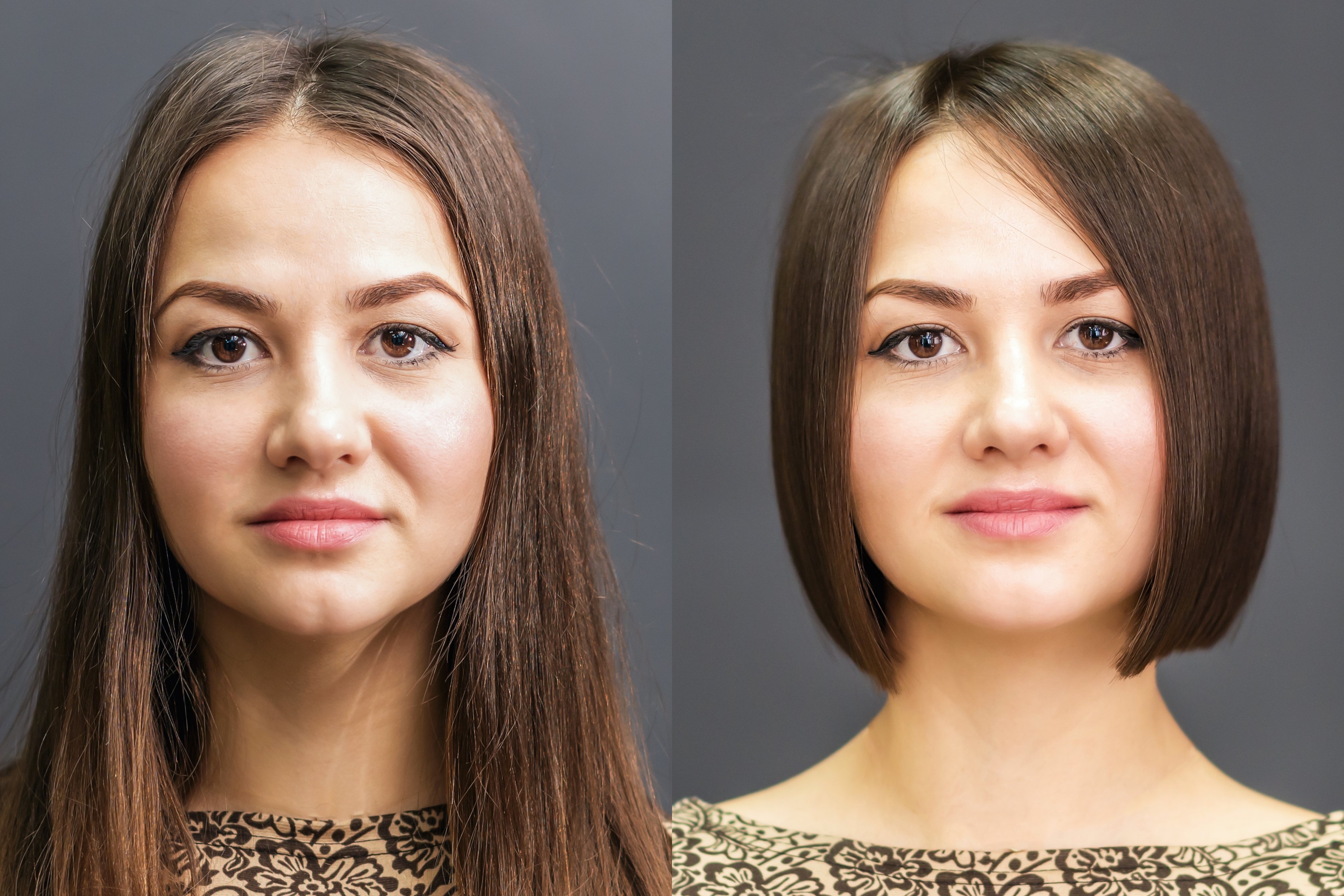 Haare kurz lang vorher nachher