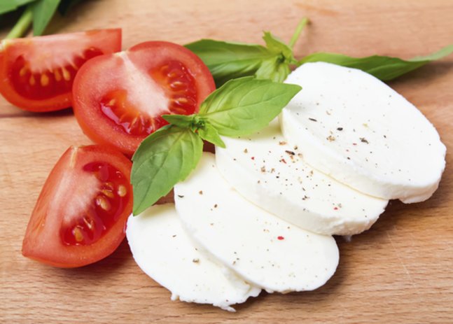 Mozzarella in der Schwangerschaft: Mozzarella mit Tomaten