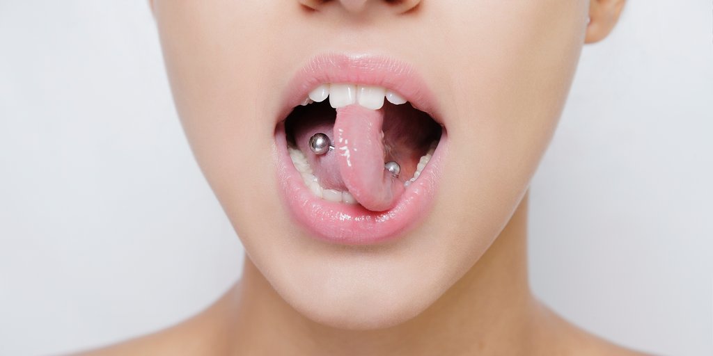 Unter der entzündung zunge zungenpiercing Zungenpiercing Erfahrung