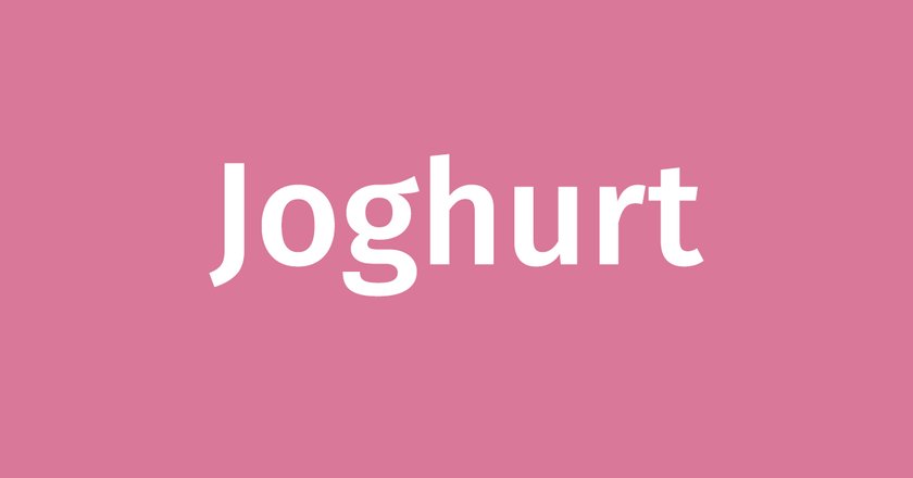 Joghurt Name