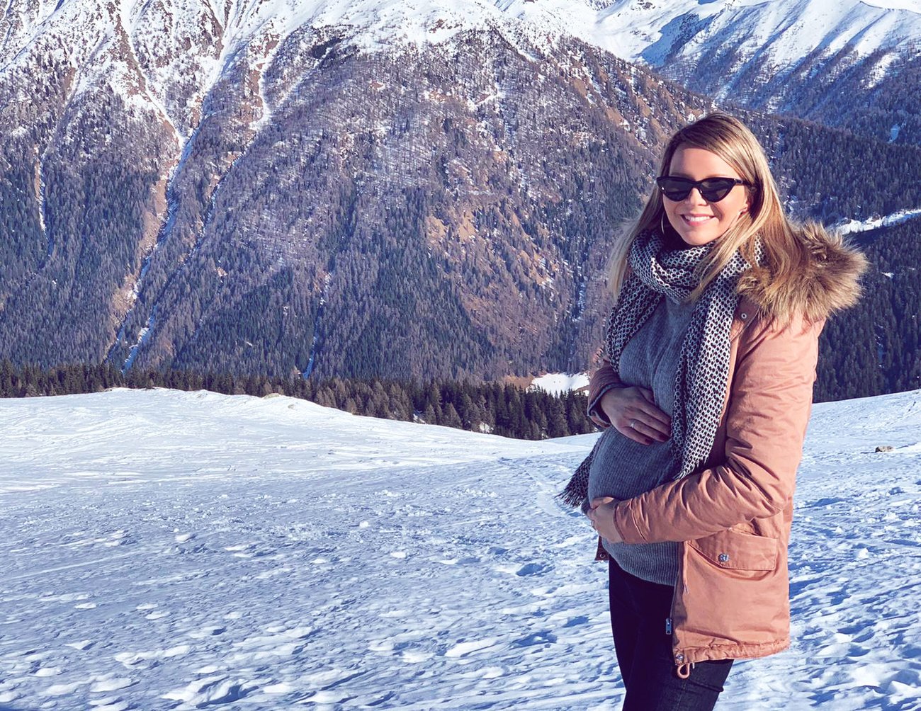 Babymoon Schneeschuhwanderung Babymoon Schneeschuhwanderung